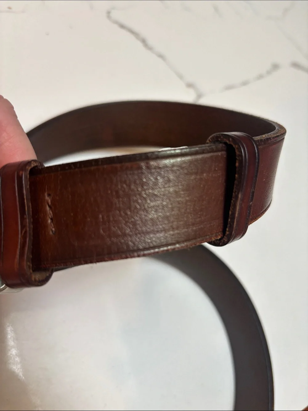 Coach Classic Brown Leather Belt 38